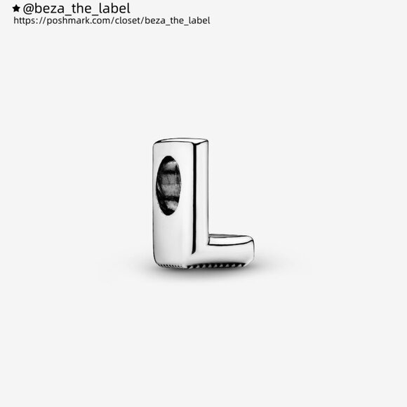 Pandora Letter L Alphabet Charm - Picture 1 of 2